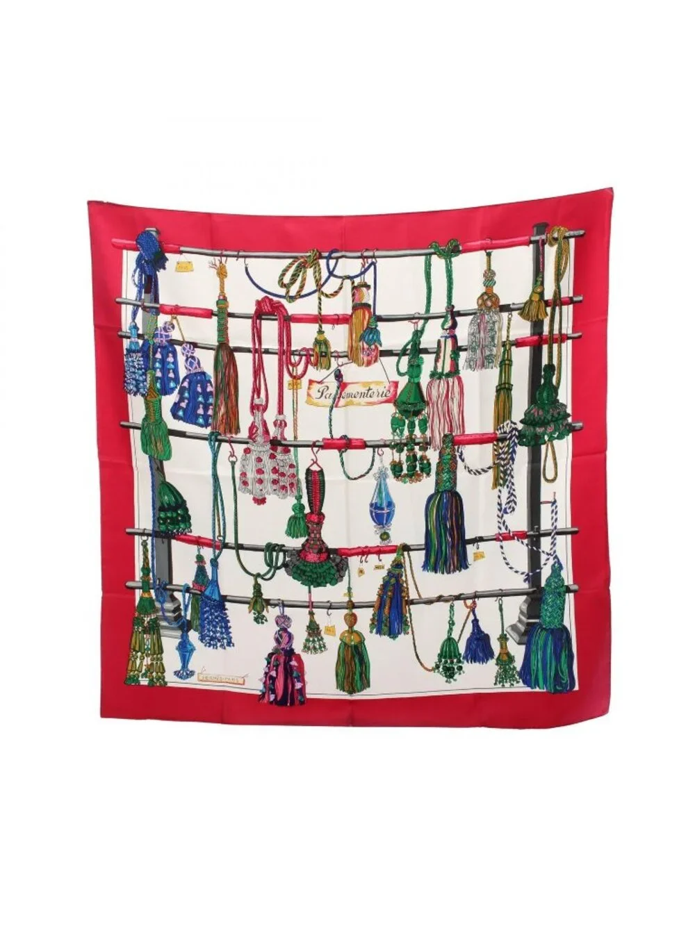 Hermes Scarf Carre 90 Pasementerie Silk